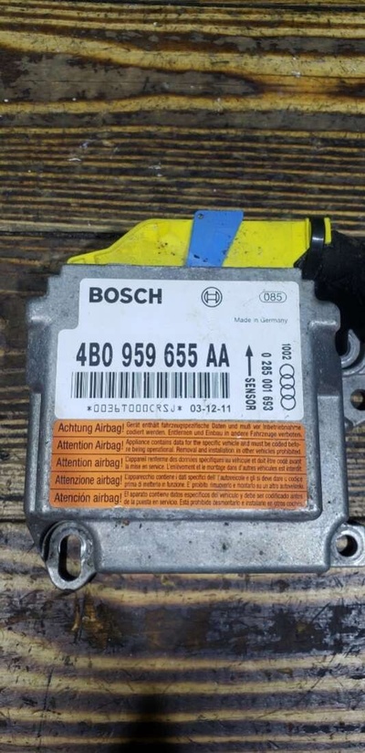 4B0959655 Блок AirBag Audi A6 C5 (S6,RS6) 2004