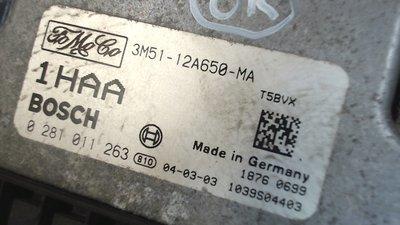 3M5112A650MA Блок управления двигателем Ford C-Max 2003-2011 2004 3M51-12A650-MA/bosch 0281011263