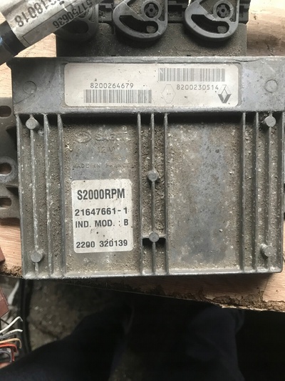 8200230514 блок управления двигателя renault лагуна ii 1.8