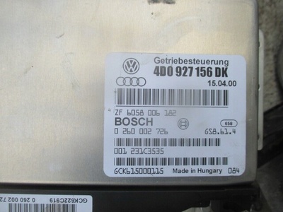 4d0927156dk audi a8 d2 блок управления акпп