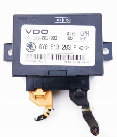 6Y6919283A skoda fabia i модуль блок управления pdc