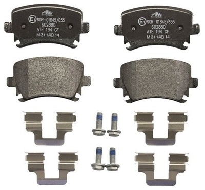 13.04602880.2 ate колодки задняя задняя audi a3 8p a4 b6 b7 a6 c6 tt