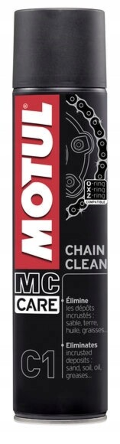 motul chain clean c1 spray для цепи 400ml