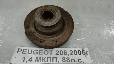 0515S1 Шкив коленвала Peugeot 206 2A/C 2006