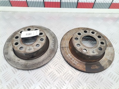 5Q0615601F Диск тормозной задний Volkswagen Golf_Plus (2005-2013) 2005 ,
