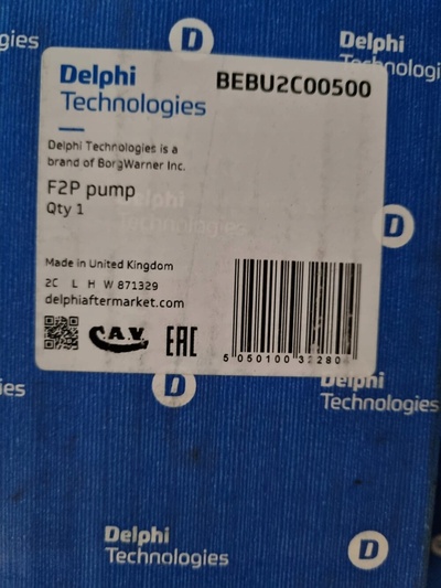 BEBU2C00500 daf евро 6 2102391 тнвд delphi
