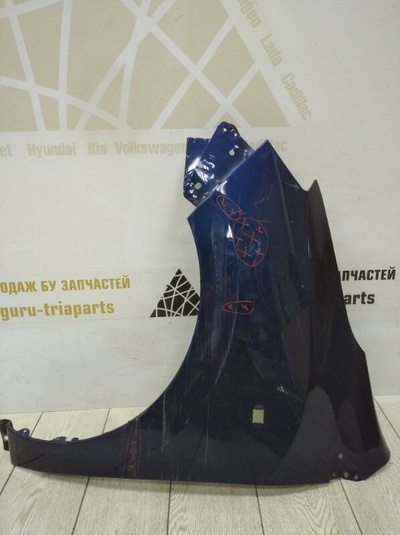 631019850R Крыло Renault Dokker 1 SR 2012-2022