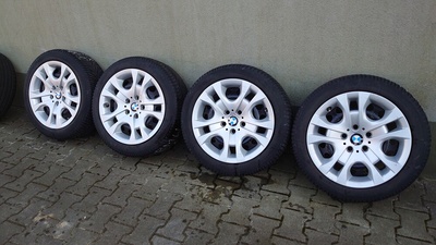 Колёса зимние 17 bmw x1 e84 225 / 50r17 5x120 tpms