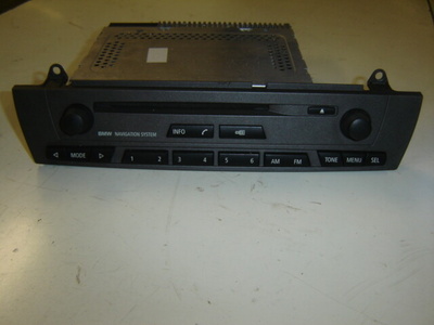 65126932812 bmw z4 e85 e86 02 - 09r радио navigation
