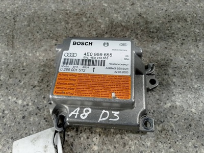 4E0959655 Блок AirBag полный привод. Audi A8 D3/4E 2004 ,0285001512