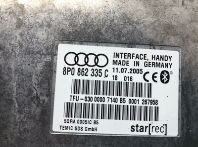 8P0862335C Блок Bluetooth Audi A4 B7 2005
