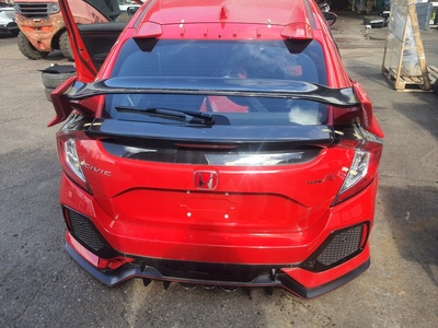 X1721 honda civic x type r 17 - 21 бампер задняя r513