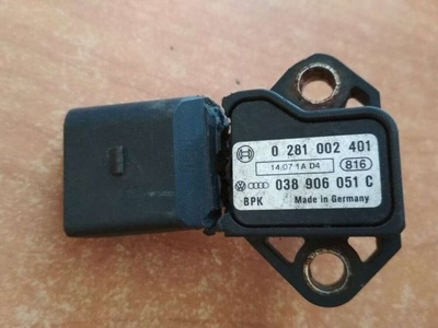 0281002401 Датчик давления наддува Audi A4 B9 (S4,RS4) 2016 , 038906051, 038906051C