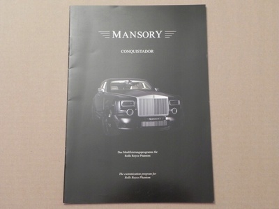 Rolls - royce phantom conquistador - mansory 200? r