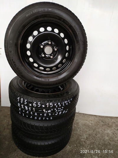 Колёса зима 195 / 65 / 15 volkswagen гольф touran caddy altea 15
