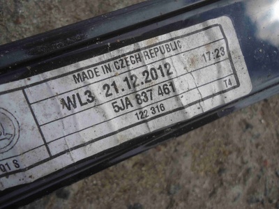 5JA837461 Стеклоподъемник передний левый Skoda Rapid 2012