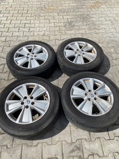 Колёса renault koleos данлоп 270 225 / 60r17 колёсные диски алюминиевые