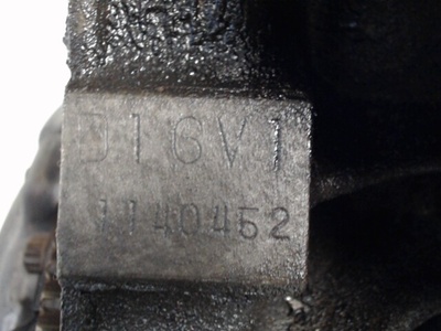 D16V1 двигатель (двс) Honda Civic (2001 - 2005) 2002 1.6 Бензин ,114552