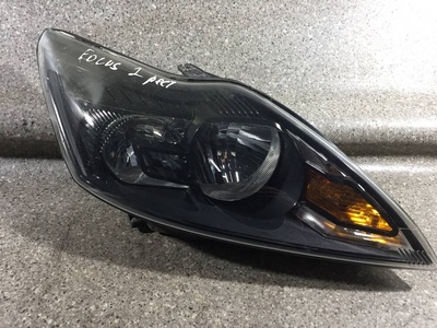 8M5113W029CE Фара правая R , VISTEON , ПОД ПОЛИРОВКУ , МИКРОТРЕЩИНЫ , ЧЕРНЫЙ ОТРАЖАТЕЛЬ. Ford Focus 2 2009 8M51-13W029-CE