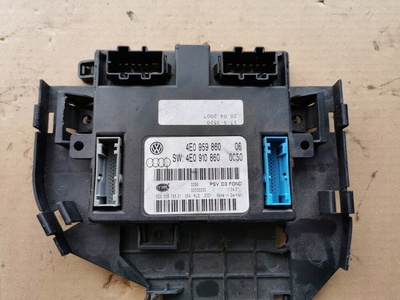 4E0910860 блок блок управления сиденья audi a8 d3 s8 4e0959860 пау