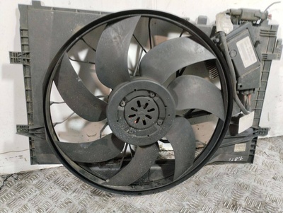 A2035000293 Вентилятор радиатора 1.8kompressor , 600W , ДИФФУЗОР + ВЕНТИЛЯТОР С МОТОРОМ + МОЗГИ. Mercedes-Benz CLK W209/A209 2004