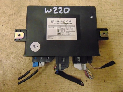 A0225459832 блок keyless его мерседес w220 s500