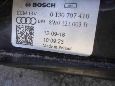 8W0959455M Вентилятор радиатора Audi A4 B9 рестайлинг (2019—2023) 2019 , 8W0121003B