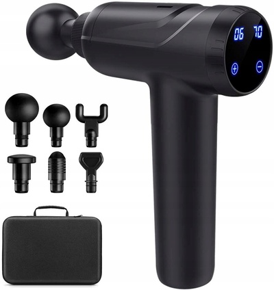 MS08 пистолет для masażu мощный masażer massage gun pro