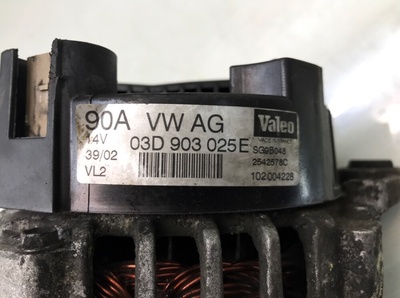 03D903025E Генератор Volkswagen Polo 4 2003 , SG9B048