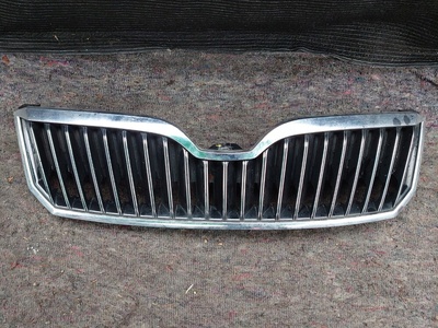 3T0853668B решетка радиатора радиатора хромированная skoda superb ii рестайлинг