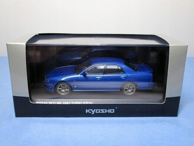 nissan skyline 25gt турбина er34 , bayside blue - kyosho