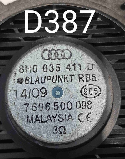 8H0035411D Динамик Audi A3 8P рестайлинг 2 (2008—2013) 2009