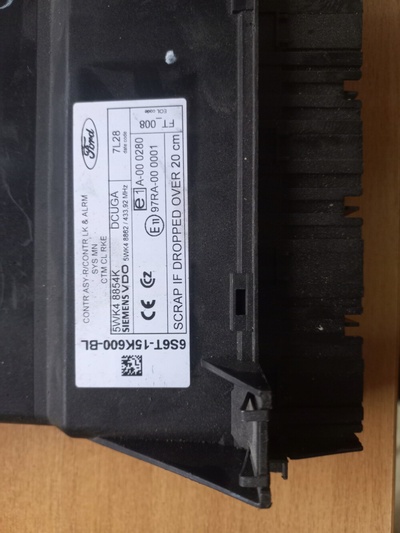 6S6T15K600BL форд фиеста мк vi модуль комфорта oe 6s6t - 15k600 - bl