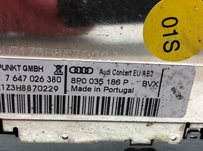 8P0035186P Магнитола Audi A3 8P 2008