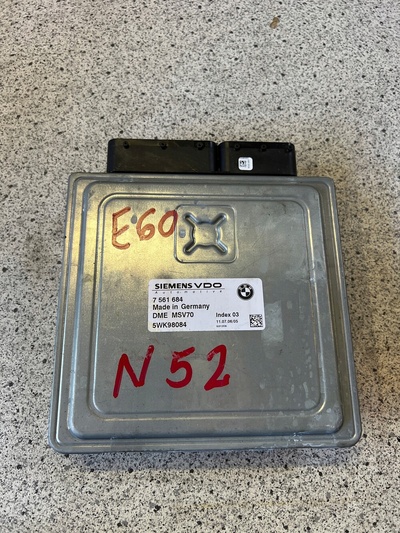 75616845WK98084 bmw e60 e61 e90 e91 блок управления двигателя n52 7561684