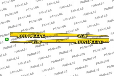 JD8320 комплект naklejek джон дир 8320