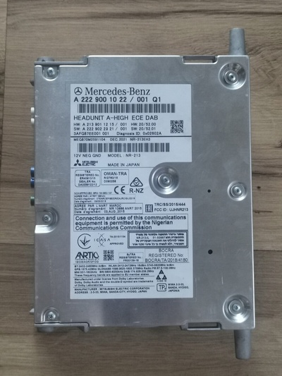 A2229001022 радио навигация мерседес w205 рестайлинг w213 w217 w463 ntg 5.5 high dab европа