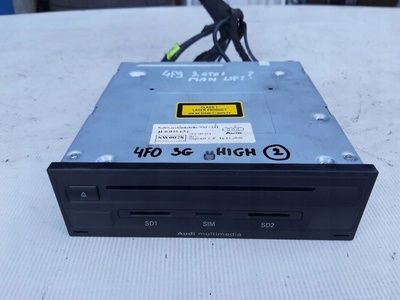 4E0035654 считыватель карт компакт - диск сим audi a6 c6 a8 d3 mmi 3g high