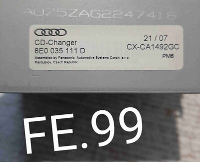 8E0035111D CD-чейнджер Audi A4 B7 (2004—2009) 2007