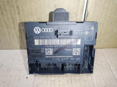 4F0959792R Блок управления двери передней правой Audi A6 C6/4F [рестайлинг] 2009 ,8K0959792D