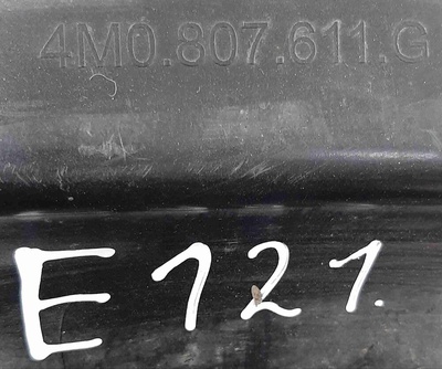 4M0807611G Защита бампера переднего Audi Q7 4M (2015—2020) 2017