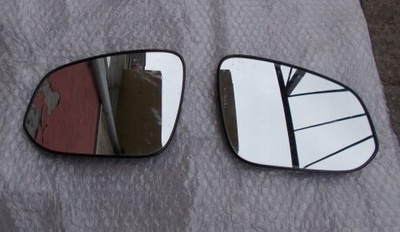 SR1300 toyota rav4 v 19 - левый i правая вставка зеркала с подогревом оригинал