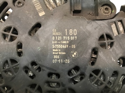 0121715017 Генератор BMW 1 E87/E81/E82/E88 2009
