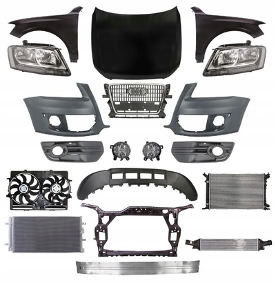 8R0805594C audi q5 08 - 12 капот крыло бампер фара полоса