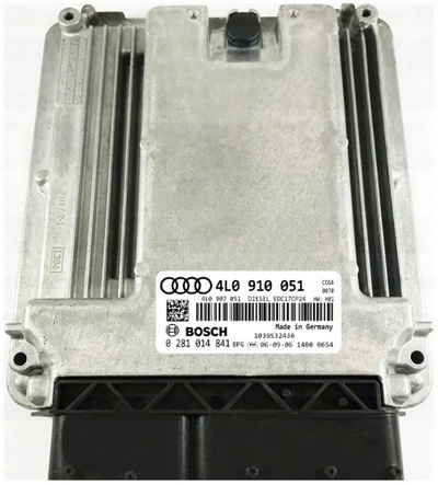 4L0910051 блок управления экю audi q7 6.0 0281014841