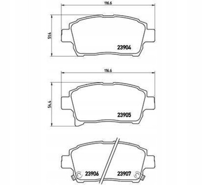 P83103 brembo колодки тормозной byd f3 saloon