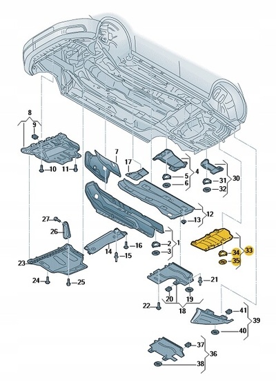 5Q0825519C skoda крышка под опора под двигателем