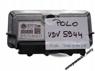 03C906014BD блок управления двигателя volkswagen поло 1.6l mpi cnka
