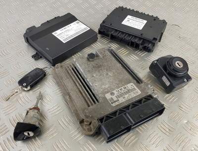 7L0907560E блок управления комплект для стрельбы ключ volkswagen touareg 7l 4 , 2 fsi рестайлинг