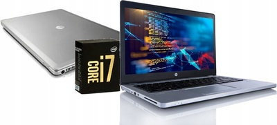 Laptop 14 hp folio 9470m core i7 16gb 512gb ssd windows office новая бат